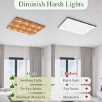 Tropical Plant Cactus Fluorescent Light Covers 2 Pack Western Cowboy Horse Sunset Deserts Orange Magnetic Fluorescent Ceiling Lights Filters for Office Classroom Home Drop Ceiling 4x2 Feet