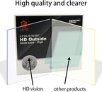 17pcs Welding Helmet HD Outside Cover Lens 4.5"X5.25"X0.059" for Welding Helmet Replacement Outside Lens Filter Covers
