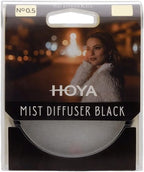 Hoya 72mm Mist Filter Black Diffuser No. 0.5 - Black Mist Filter for Camera Lenses - Soft Diffusion Effect for Portrait Photography & Cinematic Look, Reduces Contrast & Softens Wrinkles