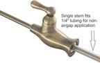 Metpure Non-airgap NSF Certified RO Faucet Reverse Osmosis Drinking Water Filtration System Water Dispenser Spout (Antique Brass). Vase Style with Faucet Wrench
