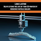 Pellet Carbon for 3D Printing & Laser Fume Filtration | Activated Carbon Depot | Low-Dust 3D Printer Filter Replacement Media | Thermally Activated 4MM Pelletized Carbon