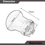 50mm Carburetor Air Filter Trumpet Velocity Stack Funnel CNC Alloy Parts Fit for PE VM 21mm,24mm,26mm,28mm,30mm, for Honda Yamaha Kawasaki ATV Dirt Bike Carb Intake Wind Horn Cup. (red)