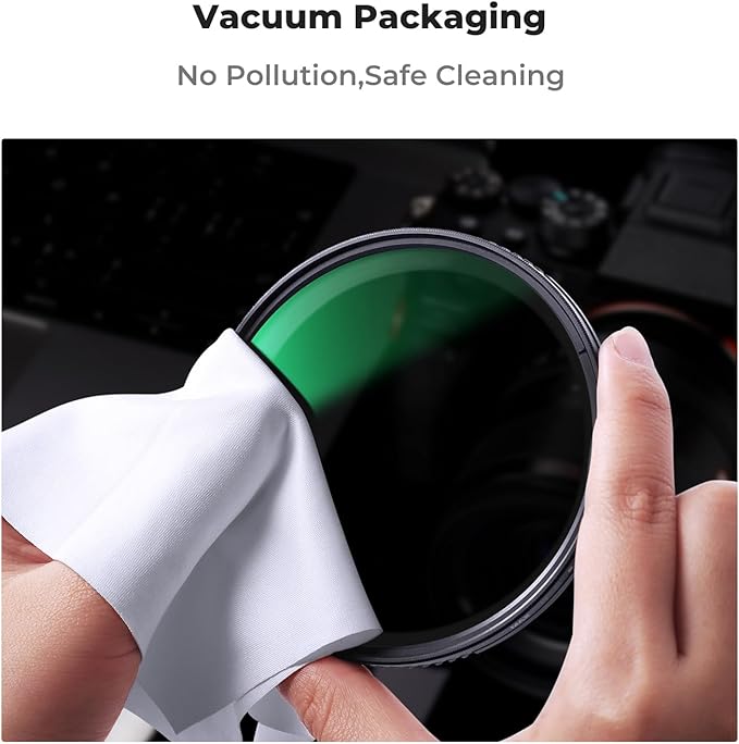 K&F CONCEPT 67mm MC UV Lens Protection Filter with Lens Cap Cleaning Cloth Optical Glass Ultra Slim 18 Multi-Layer Coatings Camera Lens UV Filter (K-Series)