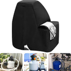 Waterproof Pool Pump Protection - Outdoor Filter Cover, Heavy Duty Pump Shield | UV Resistant Sand Pump Protection, Durablle Outdoor Housing Cover for Porch Equipment with Pool Filter Setup