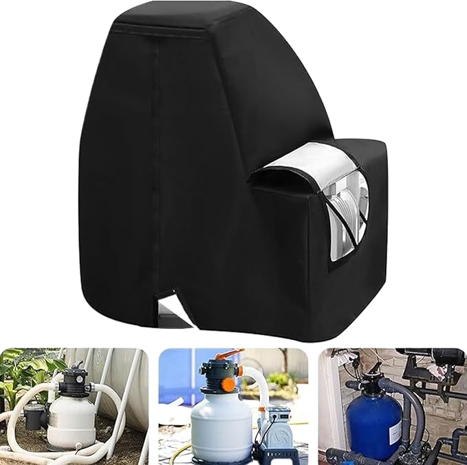Waterproof Pool Pump Protection - Outdoor Filter Cover, Heavy Duty Pump Shield | UV Resistant Sand Pump Protection, Durablle Outdoor Housing Cover for Porch Equipment with Pool Filter Setup