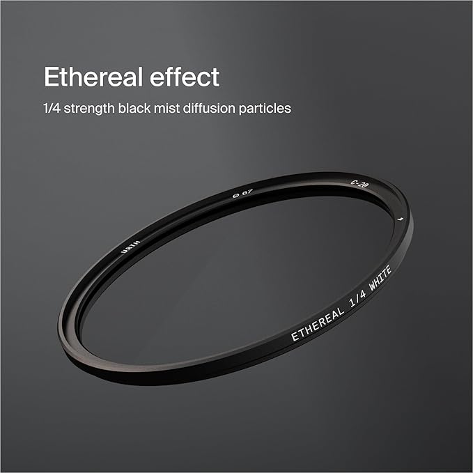 Urth 39mm Magnetic Ethereal White Mist ¼ Diffusion Lens Filter (Plus) — Cinematic Effect, 20-Layer Nano-Coated Light Dispersing Particles