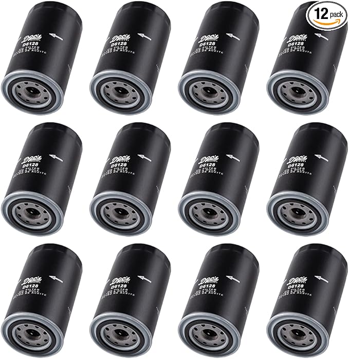 Doc's Diesel Oil Filter 12-Pack D6128-12 | Compatible with Ford 6.7L Powerstroke F250, F350, F450, F550 2011+, Ford 6.7L Powerstroke F650, F750 2017+ | Replaces FL2051