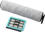 Replacement Roller Brush and Filter Kit Compatible with for CrossWave HF2/3845N/3831 Floor Scrubber Wet Dry Vacuum, Hard