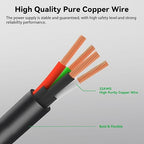 UniTak3D Extension Cable for Bambu Lab AMS Lite,39.37in 4-Pin Cable with Magnetic Ring Filter Compatible with Bambulab A1/A1mini AMS-Lite 3D Printers(Not for X1/P1 Series)