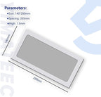 Dust Filter PC 280mmx140mm for Computer Cooler Fan/PSU/Routers Nylon 80 Mesh, Magnetic PC Dust Cover Mesh Dustproof Computer Fan Filter Grills (Nylon, 140 * 280mm, 4pcs, White)