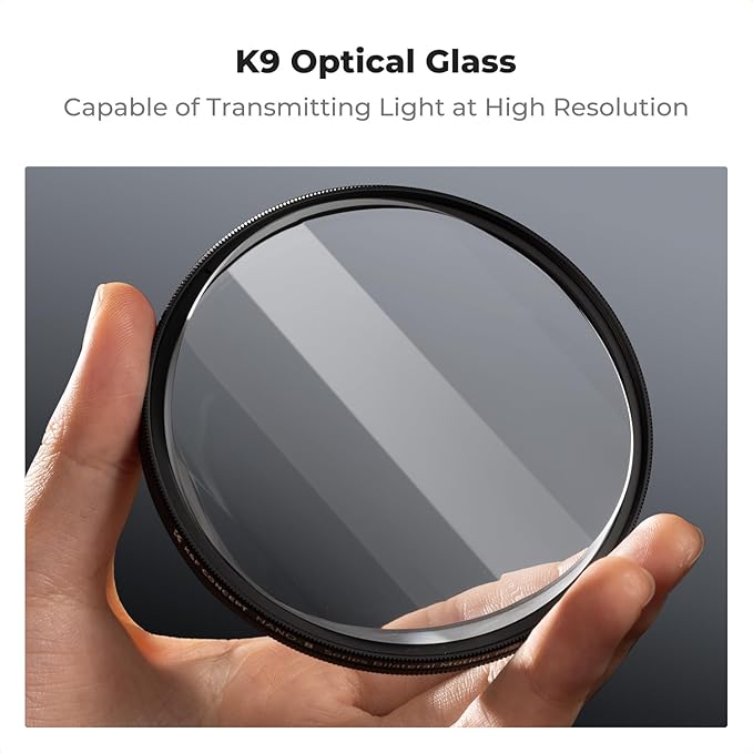 K&F CONCEPT 77mm Bilateral Blur Ghost Motion Filter Super Speed Effects for Camera Lens Clear Optical Glass with Cleaning Cloth