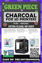 Activated Carbon for 3D Printers & Laser Engravers – Thermally Activated - Low-Dust GAC Charcoal - High-Absorption Filter Refill - 1 lb - Clean Filter - Print Cleaner - Save Money