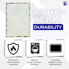 Dexter Lint Screen Replacement – Durable Frameless Dryer Lint Filters for Commercial & Residential Use (9555-057-011P) - 18" x 30" (Pack of 3)