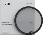 Urth 72mm Ethereal Black Mist ¹⁄₁ Diffusion Lens Filter (Plus+) - Cinematic Effect, 20-Layer Nano-Coated Light Dispersing Particles