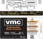 Red Lion RLCB05-115 1/2-HP 115-Volt VMC Control Box for Well Pump, Grey, 640188