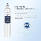 GLACIER FRESH Replacement for RPWFE, RPWF (Built-in CHIP) Refrigerator Water Filter, Compatible with GFE28GYNFS, GFE28GELDS, PFE28KELDS, PFE28KYNFS, GFD28GELDS, PWE23KELDS, PWE23KMKES, 3 Pack