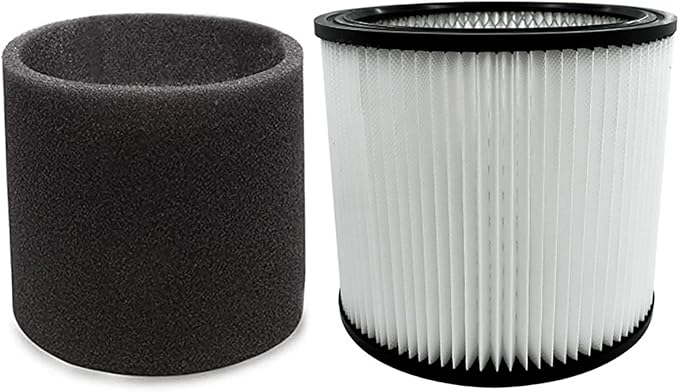 GOTOTOP Replacement Filter Foam Sleeve, High Efficiency Particulate Air Filter for 90350 90304 90333, with PET Paper and Iron Mesh