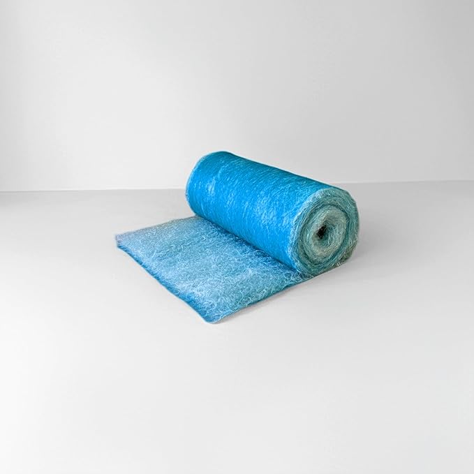 Fiberglass Paint Booth Filter Roll for Spray Booth 18-Gram Blue 200ft (60" x 200ft)