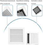 Decorative Return Air Grille Cover, Wall/Ceiling Vent Cover with Adjustable Design, Durables & Easy-to-Install for Home & Office, Cold Air Return Vent Cover(28x30in (71x76cm))