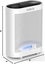 Azeus True HEPA Air Purifier GL-FS32 | 4-Stage Filtration System, Ultra-Quiet Operation, and Air Quality Sensor | Ideal for Large Rooms, Bedrooms, and Offices