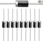 Chanzon SR560 (SB560) Schottky Barrier Rectifier Diodes 5A 60V DO-201AD (DO-27) Axial 5 Amp 60 Volt (Pack of 20 Pieces)