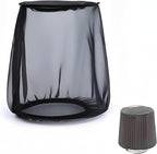 Air Filter Cover for Car Cold Air Intake Filter Cover Wrap Dustproof, Air Intake Filter Sock Cover for Harley Touring, Universal for High Flow Air Intake Filters (S)