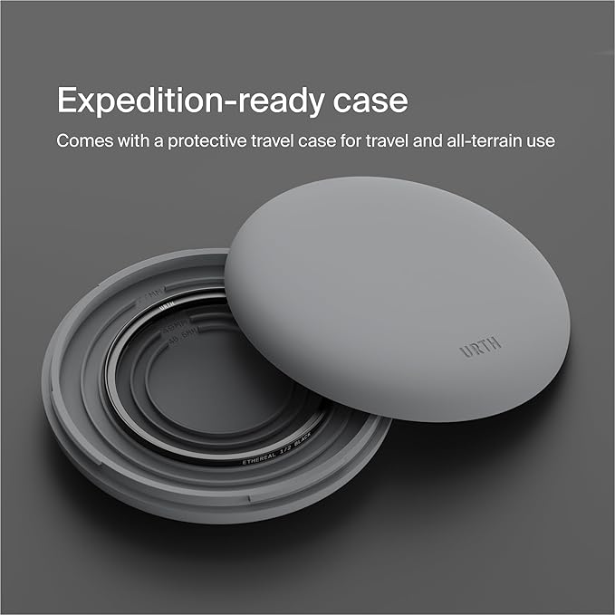 Urth 49mm Magnetic Ethereal Black Mist ½ Diffusion Lens Filter (Plus) — Cinematic Effect, 20-Layer Nano-Coated Light Dispersing Particles