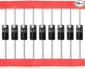 Chanzon 1N4001 Rectifier Diode 1A 50V DO-41 (DO-204AL) Axial 4001 IN4001 1 Amp 50 Volt Electronic Silicon Doorbell Diodes (Pack of 100 Pieces)