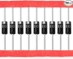 Chanzon 1N4001 Rectifier Diode 1A 50V DO-41 (DO-204AL) Axial 4001 IN4001 1 Amp 50 Volt Electronic Silicon Doorbell Diodes (Pack of 100 Pieces)