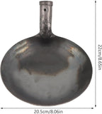 SUPVOX Drain Metal Dung Scoop Edging Shovel Large Spoon for Cleaning Construction Sites