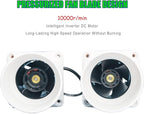 14W 2.3Inches Duct Inline Fan 60mm Mini Intake Fume Extractor Low Noise 57CFM Air Circulation Vent Blower for Fan Filter Grow Tent Ceiling Wall (Color : Not Adjustable Speed)