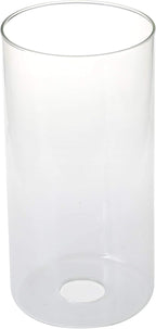 GoLucky Glass Cylinder Shade Accessory - Glass Lamp Fixture Shade Replacement - 1-5/8 Inch Fitter - 3.5"(D) x 5"(H)