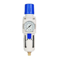 BLCH 3/8" NPT Air Dryer - Air Pressure Regulator, Air Compressor Filter AW3000-03 Semi-Auto Drain Poly Bowl Gauge 0-160 PSI 5μm Brass