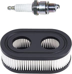593260 Air Filter with Pre Filter and Spark Plug Fits for B&S 725EX 625EX 575EX 550EX 525EXI Engines, Air Filter Parts for Toro Recycler 22 and Troy Bilt Lawn Mower (2 Pack)