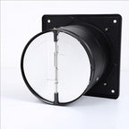 8 inch, High Speed Explosion-Proof Garage Ventilation Fan 6-10 Inch 220V Low Noise Metal Bathroom Exhaust Smoke Fan for Home Use, Greenhouse Easy to Store