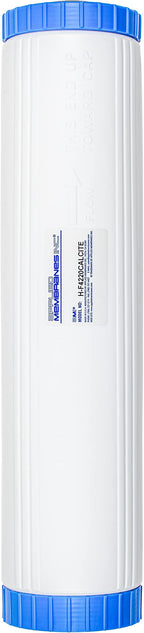 APPLIED MEMBRANES INC pH Neutralization Water Cartridge | Calcite Filter to Raise Alkalinity of Low pH Water | 4.5"x20" Filter Fits 20” Housing | H-F4220CALCITE