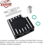 Thermal Bypass Valve Upgrade with Billet Filter Coupler Fit for 2019-2024 Ram 6.7L Cummins Diesel with 68RFE or Aisin AS69RC Transmission