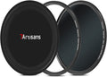 7artisans Nano Magnetic Filter UV Filter ND Light Reduction Filter/CPL Polarization Filter/GND Gradient Filter/Black Mist 1/4 Portrait Photography Filter Suitable for Lens(77mm ND1000)