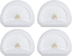 4Pack VLPF10 Replacement Filters Compatible with Black and Decker Hand Vacuum Filter Model # HLVA320J00 HLVA315j & N575266