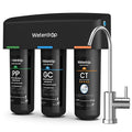 Waterdrop TSB 8 Layer Under Sink Water Filter, Reduces PFAS, PFOA/PFOS, Fluoride, Chlorine, Bad Taste & Odor, with Dedicated Faucet, NSF/ANSI 42 Certified Element, Under Sink Water Filtration System