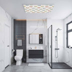 Fluorescent Light Covers for Ceiling Lights Watercolor Dragonfly Magnetic Light Filters 4 Pack 4x2 ft Colorful Linen Ceiling Lights Cover for Classroom Office School Home Drop Lamp Decor