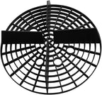 Car Wash Bucket Insert, 2PCS 10" Diameter Dustproof Dirt Grit Trap Vehicle Wash Filter, Remove Debris Automotive Detailing Cleaning Washing Kit, Universal for SUV RV Truck (Black)