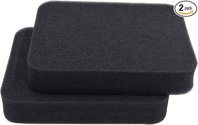 2 Pieces Foam Air Filter Replacement For 17211-899-000 Match For Equipment EB3000 EB3500 EB3800 EM3000 Air Cleaner Filter Replacement