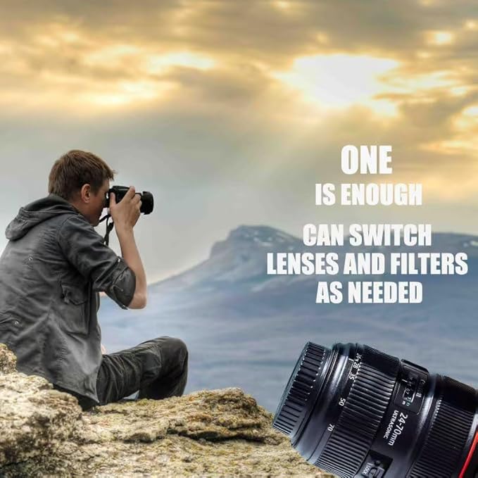 YAMAFOO 39mm to 55mm Step-Up Ring/Step Down Rings Filter Adapter for All Brands UV ND CPL Metal Ring Step-Up Rings Adapter Filter,Black (39-55)