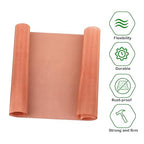 Copper Mesh Screen - 23.6" x 39.4", 40 Mesh, Dense Filter, 99.9% Pure Copper Fabric DIY Kit for Window Protection