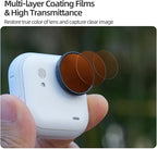 Black Mist 1/4 Lens Filter Compatible with Insta363 GO Ultra Camera Accessories Waterproof Scratch-Resistant