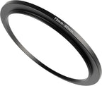 72-82mm Metal Step-Up/Down Ring Adapter Compatible with Mirrorless Cameras DSLR Lens, UV CPL ND Filter Thread Converter, Black