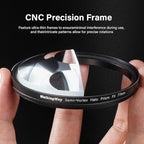 Walking Way 82mm Split Halo FX Prism Lens Filter, Rotating Half-Frame Blur & Halo Effect Filter for Portraits, Creative Photography & Video, Durable Optical Glass