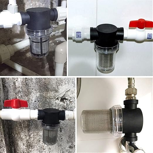 Heavy-Duty Inline Strainer Kit - 1/2 3/4 1 Inch High Pressure Filter for Farm Equipment & Garden Hose Systems(3/4")