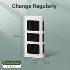 6 Pack Refrigerator Air Filter Replacement for PAULTRA2, Compatible with Pure Air Ultra 2/242047805 / EAP12364179